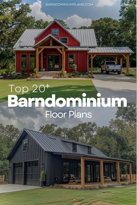 Discover the most popular barndominium floor plans all in one place! From cozy layouts to spacious open-concept designs, this Top 20 list has something for every style and budget. Find the inspiration you need to create the perfect home that fits your lifestyle. Cottage Barndominium Floor Plans, Barndominium Floor Plans Under 100k, 50 X 80 Barndominium Floor Plans, 30x48 House Plans, 40 X 60 Barndominium Floor Plans With Garage, 20x30 Barndominium, 40x40 Barndominium Floor Plans With Loft, Dogtrot Barndominium Floor Plans, 24x50 House Plans Layout