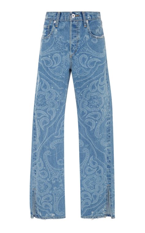 Streetwear Jeans Men, Luxury Jeans, Cargo Shorts Women, Denim Inspiration, Jeans Diy, Jonathan Simkhai, Printed Denim, Colored Denim, Boho Chic Fashion