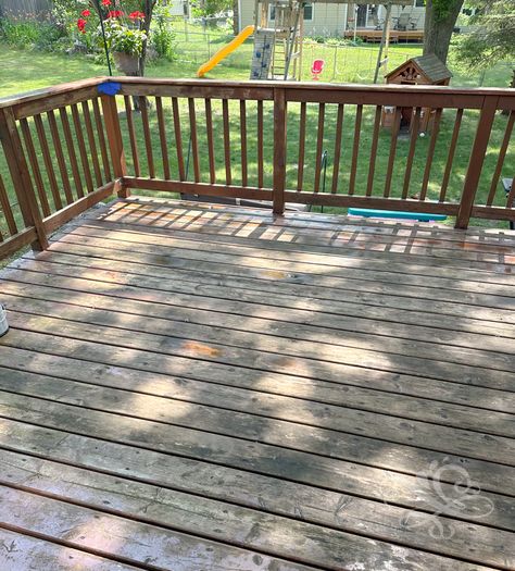 How to Paint your Deck in a Few Easy Steps - A Well Purposed Woman Deck Over Paint, Painted Wood Deck, Backyard Dreams, Deck Paint, Learn How To Paint, Wood Filler, Deck Ideas, Wood Deck, Dream Backyard