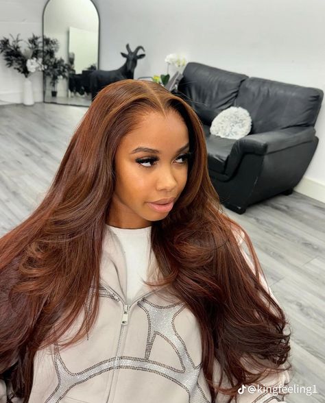 Honey Brown Hair, Blowout Hair, Hair Laid, Body Wave Hair, Wave Hair, Lace Hair, Fall Hair Color, Hair Inspo Color, Hair Color For Black Hair