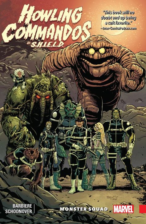 Howling Commandos of S.H.I.E.L.D.: Monster Squad #TPB #Marvel @marvel @marvelofficial #HowlingCommandosOfSHIELD (Cover Artist: Brent Schoonover) Release Date: 5/25/2016 Howling Commandos, Secret Warriors, Arte Nerd, Monster Squad, The Howling, Marvel Entertainment, Marvel Comics Art, Ms Marvel, Digital Comic