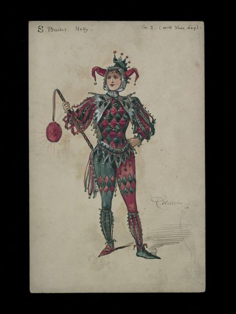 Wilhelm Pantomime, Pierrot Clown, Green Knight, Punch And Judy, Amazing Artists, Artist Materials, Yule Log, Pantomime, National Art