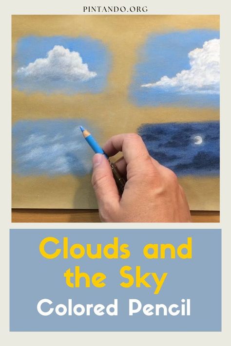 Discover your creativity with our latest tutorial, "Clouds and the Sky: Colored Pencil." Dive into the mesmerizing world of cloudscapes as we guide you through the art of capturing the ethereal beauty of the sky. Whether you're a seasoned artist or just starting, this tutorial will elevate your colored pencil skills and transport your artwork to new heights. Let your imagination soar, and turn the ordinary into the extraordinary with each stroke of your pencil. Ready to paint the sky?... Pencil Skills, Cloud Tutorial, Drawing Sky, Colored Pencil Tutorial, Cloud Drawing, Sky Painting, Sky Color, Cloud Painting, Pencil Art Drawings