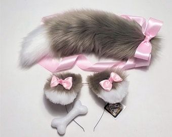 Puppy Ears And Tail, Puppy Ears Headband, Puppy Space, Puppy Gear, Pet Regression, Puppy Ears, Cat Ears And Tail, Puppy Time, Puppy Costume