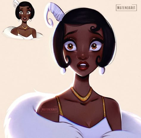 Tiana And Naveen, Tiana Disney, Princesa Tiana, Disney Character Art, Disney Princess Tiana, Disney Kingdom, Disney Princess Drawings, Black Cartoon Characters, Disney Artwork