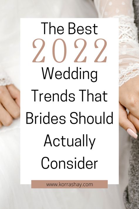 The best 2022 wedding trends that brides should consider! Looking for fun and modern wedding ideas? Then check out these 2022 wedding trends that we love!! Go Pro Wedding Ideas, Modern Wedding Table Decor, Fun Wedding Trends, Wedding Program Ideas, Aesthetic Home Design, 2022 Wedding Trends, Wedding Crossword Puzzle, Wedding Styles Themes, Popular Wedding Themes