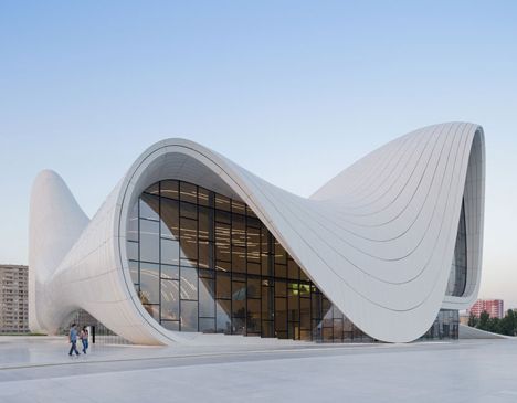 Heydar Aliyev Center by Zaha Hadid Heydar Aliyev Center, Zaha Hadid Architecture, Zaha Hadid Design, Philip Johnson, Zaha Hadid Architects, Frank Gehry, Kanazawa, Rosa Parks, Organic Architecture