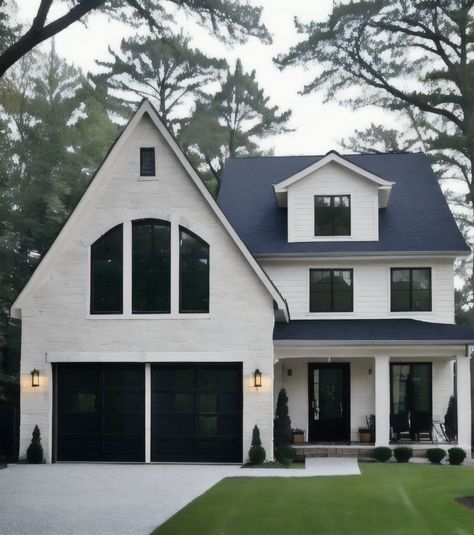 Beautiful modern home with New England charm. Explore your dream home options today! New England Style Homes, Modern Colonial, Colonial Style Homes, New England Homes, New England Style, England Style, Round House, First Time Home Buyers, Country Style Homes