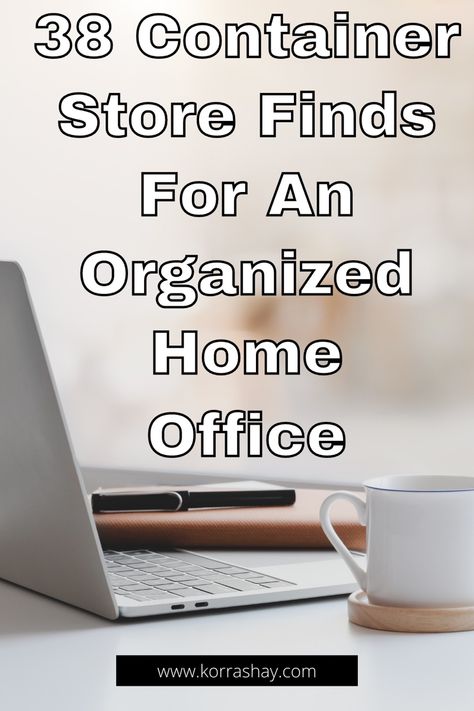 38 container store finds for an organized home office! Container store finds for your home office. Tools for organizing a home office! Office Container, Organized Home Office, Organizing My Home, Office Organization Tips, File Folder Labels, Organize Ideas, Folder Labels, An Organized Home, Letter Tray