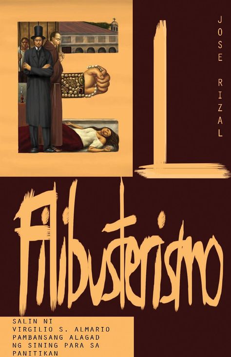 Mock-up graphic illustration for EL FILIBUSTERISMO using Indesign. El Filibusterismo Book Cover Design, El Filibusterismo Scrapbook Ideas, El Filibusterismo Background Design, El Filibusterismo Design, El Filibusterismo Cover, El Filibusterismo Book, El Filibusterismo Book Cover, El Filibusterismo Background, El Filibusterismo Drawing