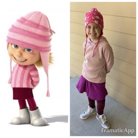 Edith Costume Despicable Me Edith, Despicable Me, Harajuku, Winter Hats, Halloween, Hats