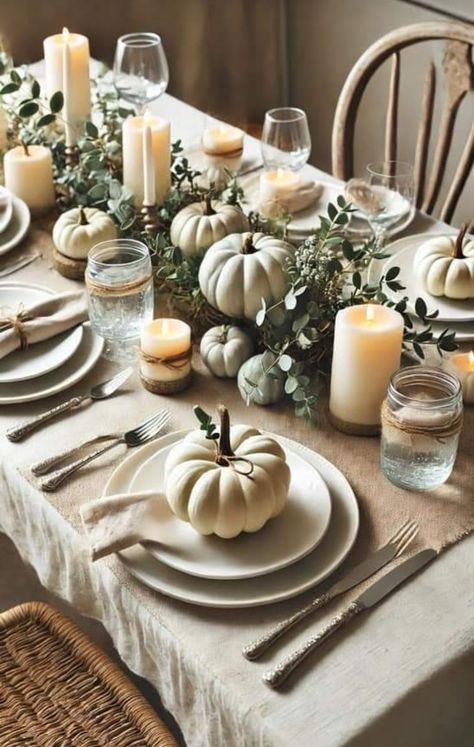 Neutral Autumn Tablescape, Neutral Fall Wedding Table Decor, Thanks Giving Plates, Neutral Dinner Table Decor, Rustic Elegant Table Setting, Thanksgiving Floral Tablescape, Neutral Fall Dining Table Decor, Thanksgiving Wedding Decorations, Fall Dining Room Centerpiece