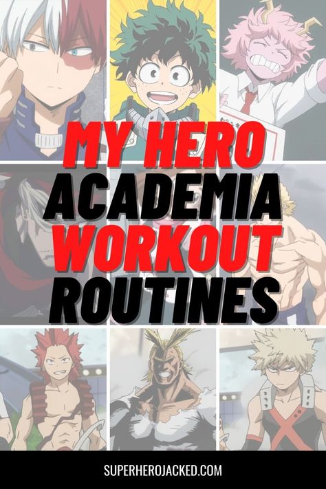 Bakugou Workout Routine, Mirko Workout Routine, My Hero Academia Workout, Mirko Workout, Deku Workout, Mha Workout, Anime Workout Routine, Anime Workout, Superhero Jacked