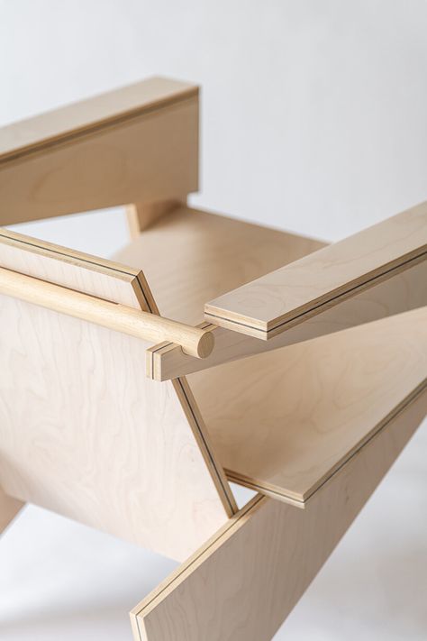 discovering diagonals' meanings through átló furniture collection Cnc Chair, Origami Chair, Origami Furniture, Folding Architecture, Cnc Router Projects, Plywood Design, Router Projects, Timber Architecture, Cnc Furniture