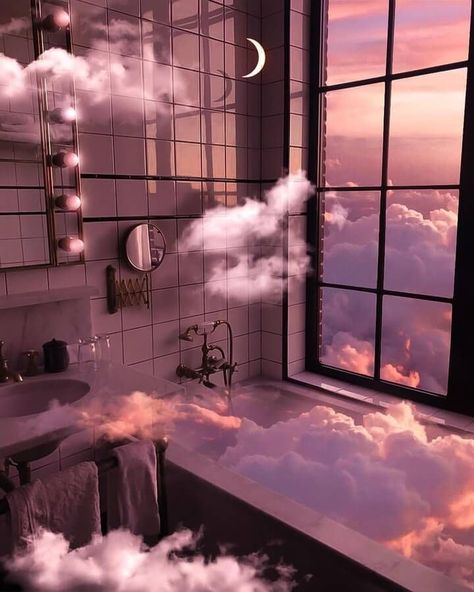 photoshop art interior design Planet Reference, Dreamscape Architecture, Aesthetic Space, Pastel Pink Aesthetic, Aesthetic Rooms, Photoshop Art, Interior Design Art, Bath Room, Waiting Rooms