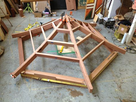 Nick Offerman and the Woodshop Collective build and install "Azumaya," a Pergola for the Japan House gardens at the University of Illinois in Champaign. Gazebo Roof, Japan House, Gazebo Plans, Nick Offerman, Roof Beam, Wooden Gazebo, Backyard Gazebo, House Gardens, Roof Architecture