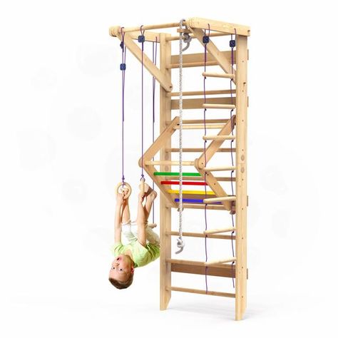 Kids Gym Equipment, Wall Gym, Stall Bars, Swedish Ladder, Indoor Jungle Gym, Indoor Gym, Kids Gym, Rope Ladder, Amazing Gymnastics