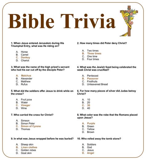 Christian Christmas Trivia Questions and Answers Easter Bible Trivia Games Free Printable, Bible Trivia Questions And Answers For Teens, Bible Quiz Games With Answers, Bible Jepordy Questions Free Printable, Bible Trivia For Youth, Christian Club Ideas, Bible Quizzes With Answers, Fun Christian Games, Christian Games For Adults