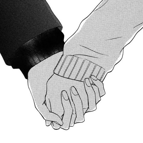 Holding Hands Drawing, Photo Manga, Anime Hands, Hand Drawing Reference, Hand Reference, Gothic Anime, Cute Couple Art, Negroni, Couple Drawings