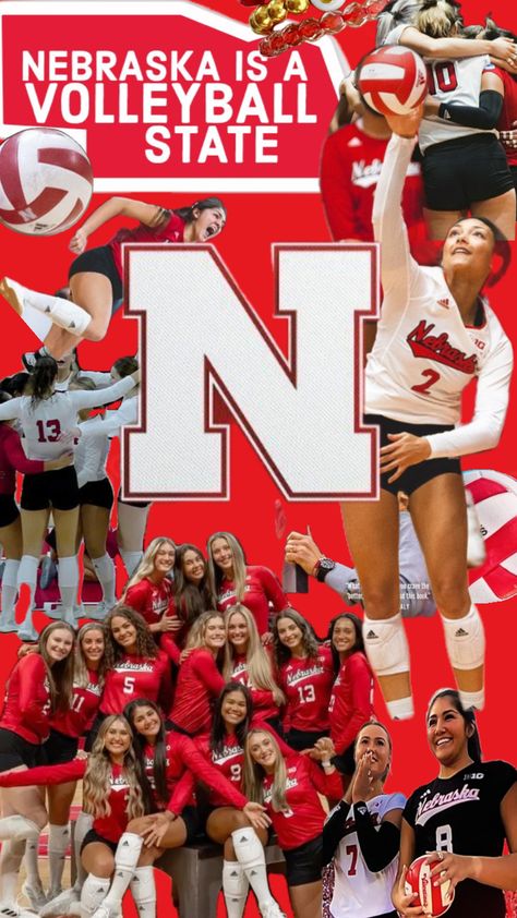 my life! i absolutely love nebraska volleyball and everything those girls have done for our program! especially lexi rodriguez! i am sad to see some of them go but excited to take the championship! Lexi Rodriguez, Nebraska Volleyball, Volleyball Wallpaper, Volleyball Inspiration, Volleyball Drills, Nebraska Huskers, Dream College, Dream School, Nebraska Cornhuskers