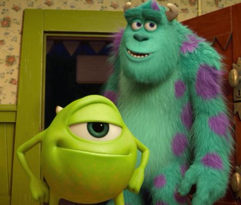 Boo And Mike Wazowski, Iconic Duos Movies, Iconic Duos Cartoon, Mike Wazowski And Sully, Famous Cartoon Duos, Duo Characters, Duo Cartoon, Cartoon Duos, Sullivan Monsters Inc