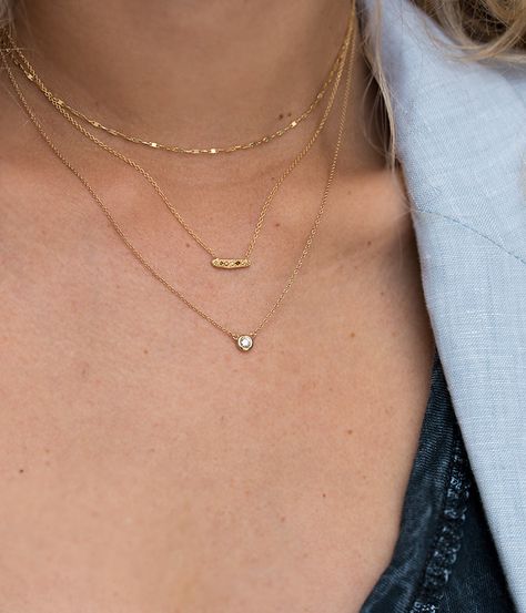 Fine Jewelry Necklace Gold, Diamond Necklace Simple, Beautiful Diamond Necklace, Tiny Necklace, Diamond Bar Necklace, Horseshoe Pendant, Horseshoe Necklace, Fine Gold Jewelry, Dangle Necklaces