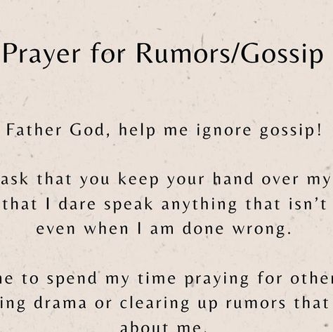 GOD FEARING. on Instagram: "“People love to hear gossip. It is like tasty food on its way to the stomach” Proverbs 18:8 Good morning 🤍 remember to ignore Gossip guys !" Prayers To Stop Gossiping, Rumors And Gossip Quotes, Rumors And Gossip, No Gossip, People Who Gossip, Gossip Quotes, Journal Bible Quotes, Christian Friendship, God Fearing