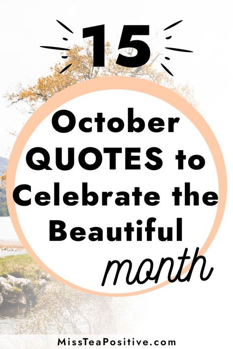 How to uplift your mood this month? Here are 15 beautiful and aesthetic October quotes to welcome fall and the Halloween season. If you love spending time in nature, these positive, funny and inspirational quotes are perfect to immerse yourself in the beauty of nature. Aesthetic October, October Quotes, Focus At Work, Spending Time In Nature, Time In Nature, Self Actualization, Life Changing Books, Welcome Fall, Halloween Season