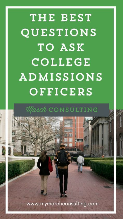 The Best Questions to Ask College Admissions Officers Questions To Ask On College Visits, College Questions To Ask, Questions To Ask College Admissions, College Tour Questions, College Interview Questions, College Interview, College Tours, College Orientation, College Help