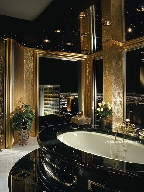 Luxurious Mansions Interior, Las Vegas Hotel Room, Vegas Bathroom, Vegas Hotel Rooms, 80s House, Las Vegas Hotel, Luxury Beach House, Dream Apartment Decor, Vegas Hotel