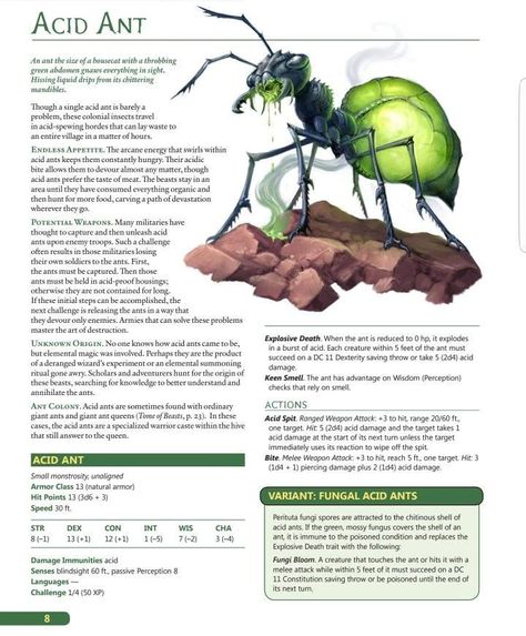 Dnd Forest Creatures, Dnd Familiar, Homebrew Monsters, Dnd Monster, Dnd Stats, Dnd Crafts, Dungeon Master's Guide, Dnd Races, Dnd 5e Homebrew