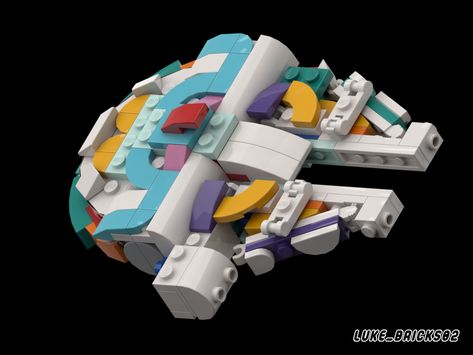 Lego Millenium Falcon, Lego Rainbow, Lego Shelves, Millennium Falcon Lego, Star Wars Minifigures, Lego Jurassic World, Millenium Falcon, Lego Bionicle, Lego News