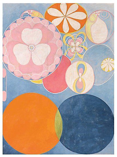 HD Grupp IV, nr 2, by Hilma af Klint  1907 / High resolution / Public domain • Millions of unique designs by independent artists. Find your thing. Plakat Design Inspiration, Example Of Abstract, Hilma Af Klint, Action Painting, Hur Man Målar, Arte Inspo, Abstract Painters, Wassily Kandinsky, Photo Wall Art