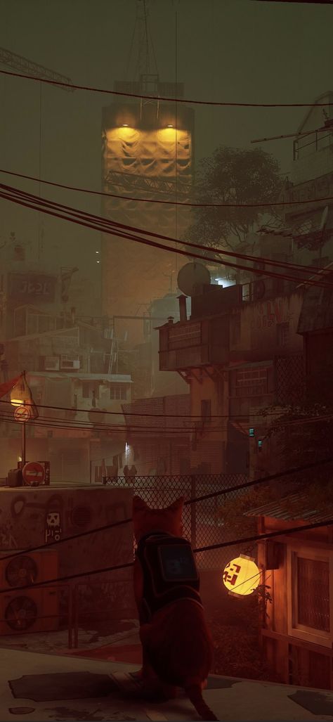 Stray Background, Stray City, Stray Concept Art, Stray Art Game, Stray Game Scenery, Stray Cat Game Background, Stray Environment Concept Art, Sense Of Place, Art Wallpaper