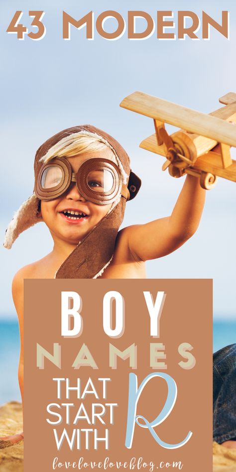 Looking for boy names that start with R? You’ll love these modern names real moms are using from Ranger to Ryder. Unique R Names, R Names For Boys, R Boy Names, Baby Biy Names, Christian Names For Boys, R Names, Long Boy Names, Badass Boy Names, Christian Baby Boy Names