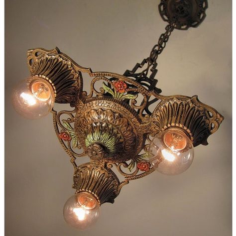 Vintage Fixtures, Vintage Rooms, Antique Vanity Set, Antique Architectural Salvage, Antique Chandeliers, Deco Chandelier, 1920's Style, Antique Light Fixtures, 1920s House