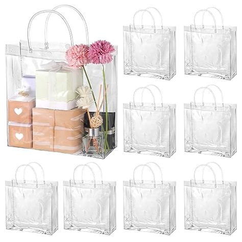 Halloween Wedding Party Favors, Reusable Plastic Bags, Party Favors Christmas, Clear Gift Bags, 25th Birthday Parties, Plastic Gift Bags, Clear Tote Bags, Retail Bags, Store Fixtures