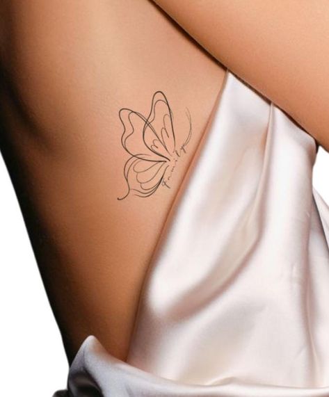 🌸 A Beautiful, Personalized Expression of Your Unique Story 🦋 Looking for a delicate and meaningful Tattoo that speaks to your individuality?  Our Custom Butterfly Name Tattoo Design is the perfect way to showcase your unique personality, celebrate someone special, or express a meaningful bond with a loved one.  Designed with fine lines and a feminine touch, this custom tattoo can feature your name, a loved one's name, or any word that holds personal significance. Whether you're looking to add Butterfly Script Tattoo, Feminine Self Love Tattoo, Butterfly Tattoo With Name In The Middle, Name Tattoo With Butterfly, Butterfly With Name Tattoo, Meaningful Butterfly Tattoo, Butterfly Tattoo For Women, Cute Dainty Tattoos, Tattoo With Butterfly