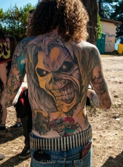 Iron Maiden Mascot, Iron Maiden Tattoo, Iron Maiden Posters, Eddie The Head, Rock Tattoo, Fan Tattoo, Iron Maiden Eddie, Fear Of The Dark, Heavy Metal Art