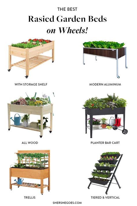 Raised Garden Beds For Renters, Raised Bed On Wheels, Tiny Raised Bed Garden, Balcony Raised Garden Bed, Planter Box On Wheels, Gardening In A Rental Home, Mobile Herb Garden, Raised Garden Beds Balcony, Gardening Beds Raised Diy