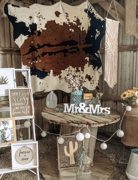 Cowhide Isle, Cowhide Wedding, Wedding Cactus, Western Wedding Decorations, Western Engagement, Turquoise Western, The Best Is Yet To Come, Western Wedding, Wedding Welcome Signs