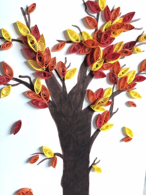 Quilling Tree, Graduation Bouquet, Quilling 3d, 3d Tree, Autumn Paper, Thanksgiving Card, Men Birthday, Quilling Cards, Birthday Cards For Men