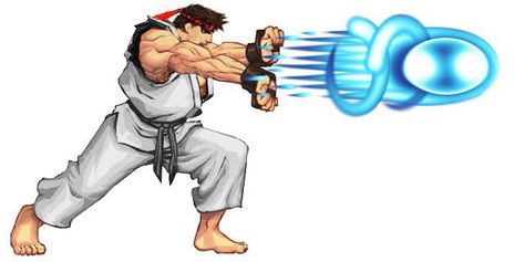 Street Fighter Hadouken, Ryu Hadouken, Gengar Tattoo, Capcom Games, Street Fighters, Ryu Street Fighter, Street Fighter 2, Street Fighter Art, Video Games Gift