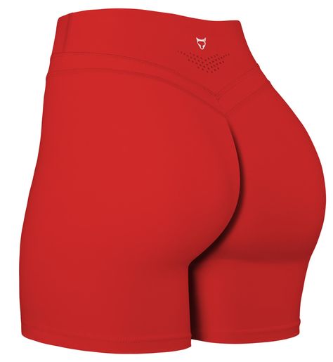 PRICES MAY VARY. ✅【GYM YOGA SHORT 】Perfect stylish appearance,Smooth tight.Laser drilling on the back adds fashion elements. ​Better sewing process with four needles six lines-make the seam flatter,stronger and more beautiful.In addition, unique design for fluorescent logo on one-side leggings. 💘【4 WAY STRETCH & COMPRESSION 】: Our workouts shorts feature super soft 80％Nylon + 20％ Spandex Lightweight yet non-see through material as soft as butter and smooth as shark skin!! Just like your second Red Yoga Pants, Edgy Fits, Shark Skin, Side Leggings, Yoga Tights, Fashion Elements, Yoga Short, Workout Short, Sport Tights