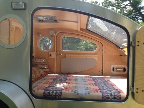 Teardrop Camper Interior, Teardrop Camper Plans, Camp Trailers, Teardrop Caravan, Teardrop Camping, Short Stays, Teardrop Camper Trailer, Tiny Trailers, Tiny Camper