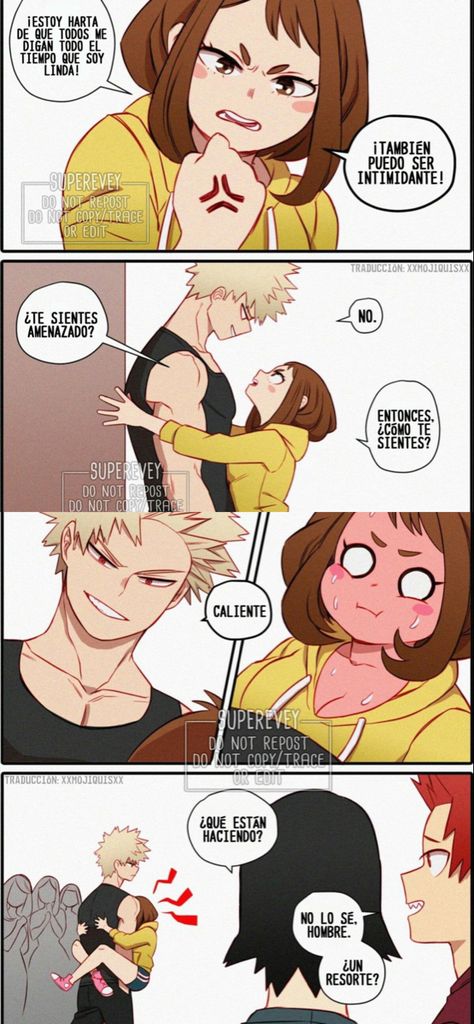 Bakugo X Uraraka Comic, Bakugo And His Mom, Uraka X Bakugo, Bakugo And Uraraka, Bakogu X Uraraka Comic, Bakugo's Mom, Bakugo X Uraraka, Bakugo Uraraka, Bakugou And Uraraka