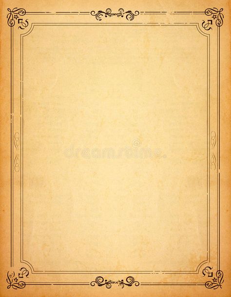 History Border Design Aesthetic, Old Letter Paper Template, History Book Cover, Vintage Writing Paper, Book Cover Design Template, Vintage Template, Book Cover Page, Photo Frame Wallpaper, Book Cover Template