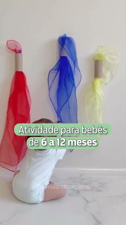 Atividades para bebês de 6 a 12 meses   #maedeprimeiraviagem Baby Activities 6-12 Months, Sensorial Activities, Baby Crafts Diy, Montessori Baby, Baby Advice, Baby Gym, Diy Games, Baby G, Baby Hacks