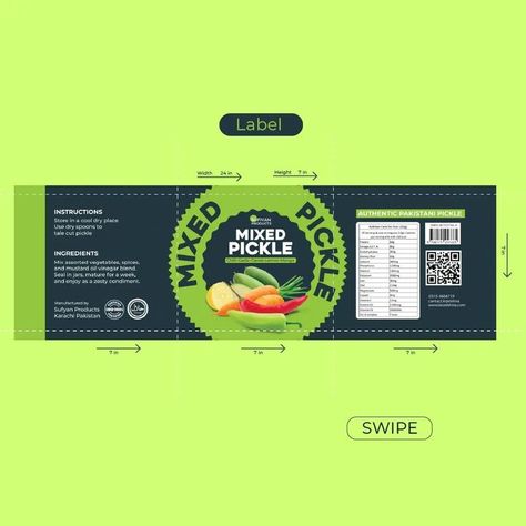 #affiliate Pin on Quick Saves Pickle Branding Packaging Design, Pickle Label Design Ideas, Fun Label Design, Package Label Design, Lables Idea Design, Pickle Branding, Pickle Packaging Design, Product Label Design Ideas, Pickle Label Design