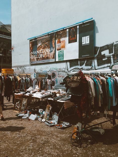 Thrift shop Berlin vintage market Berlin Thrift Shops, Berlin Market, Flea Market Aesthetic, Urban Aesthetic, Thrift Shop, Vintage Market, Thrift Shopping, Flea Market, Mood Boards